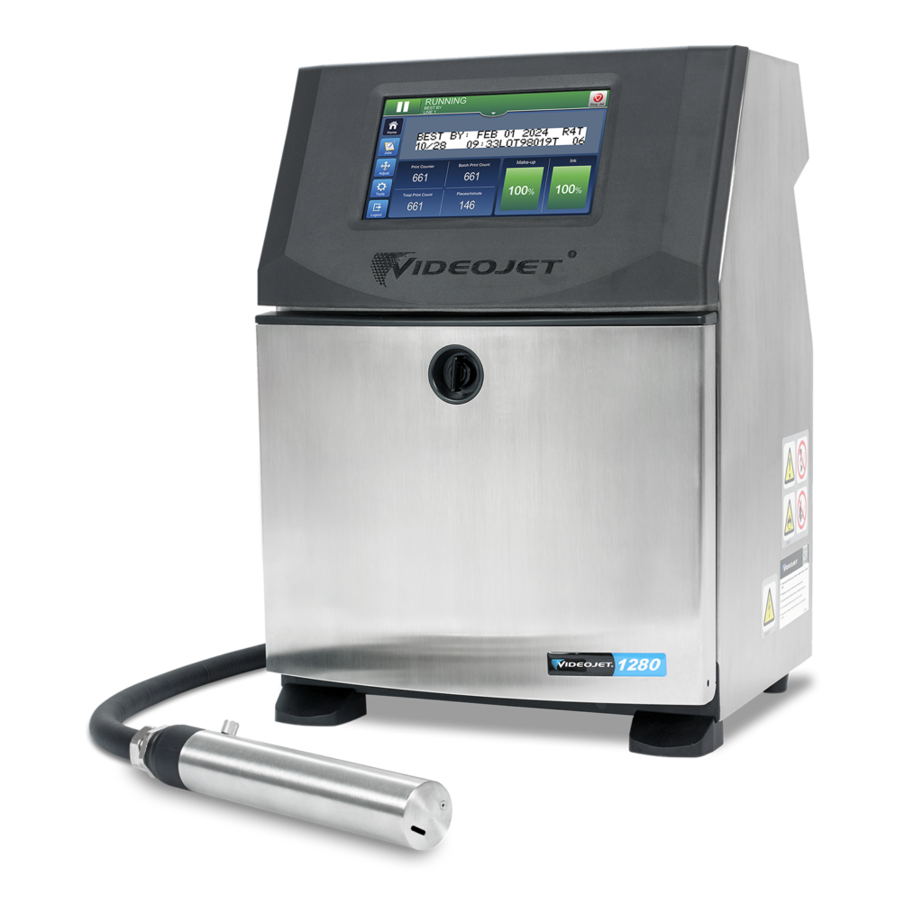 continuous inkjet printer standing